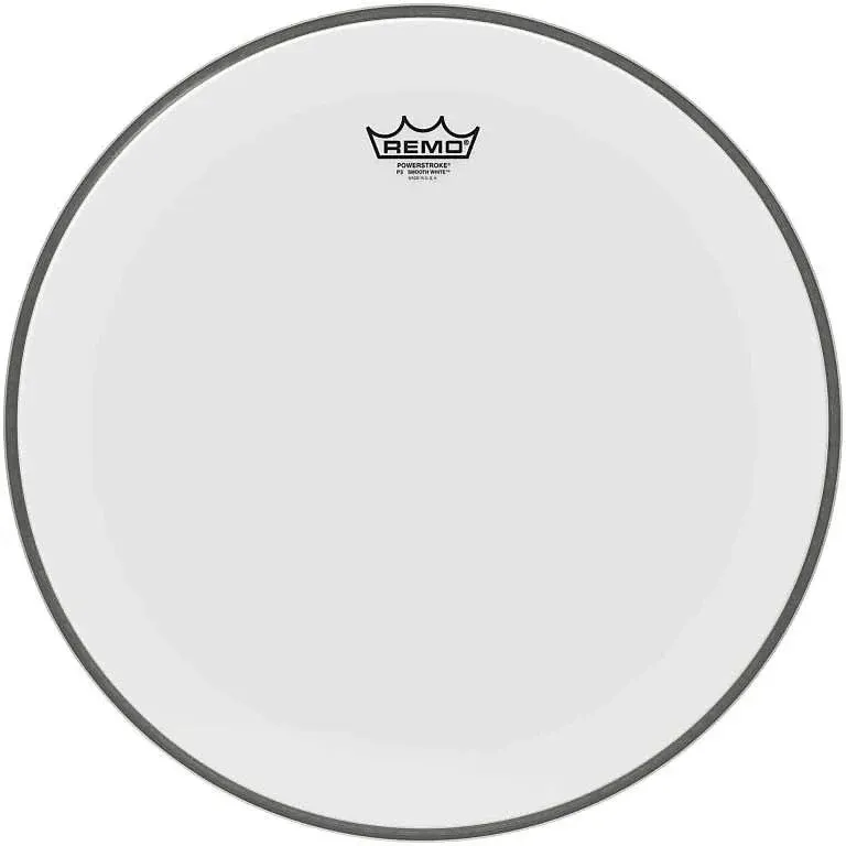 REMO Powerstroke 3 18" Bass Smooth White