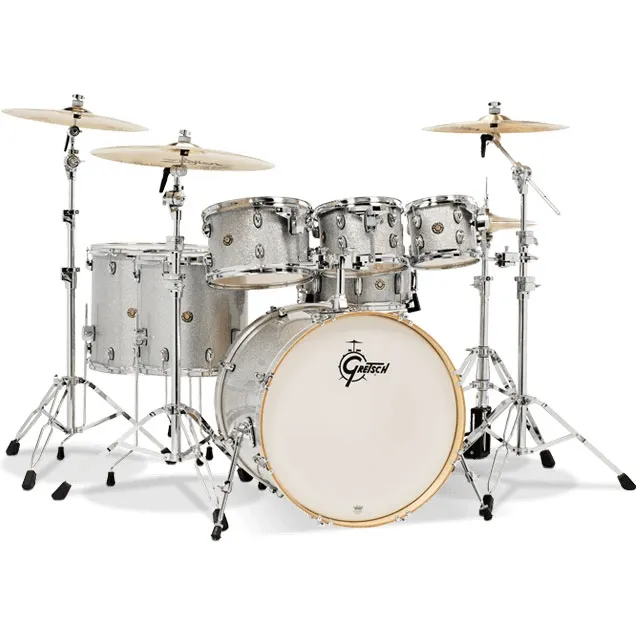 GRETSCH Catalina Maple Batterie 22"/7pcs Silver Sparkle