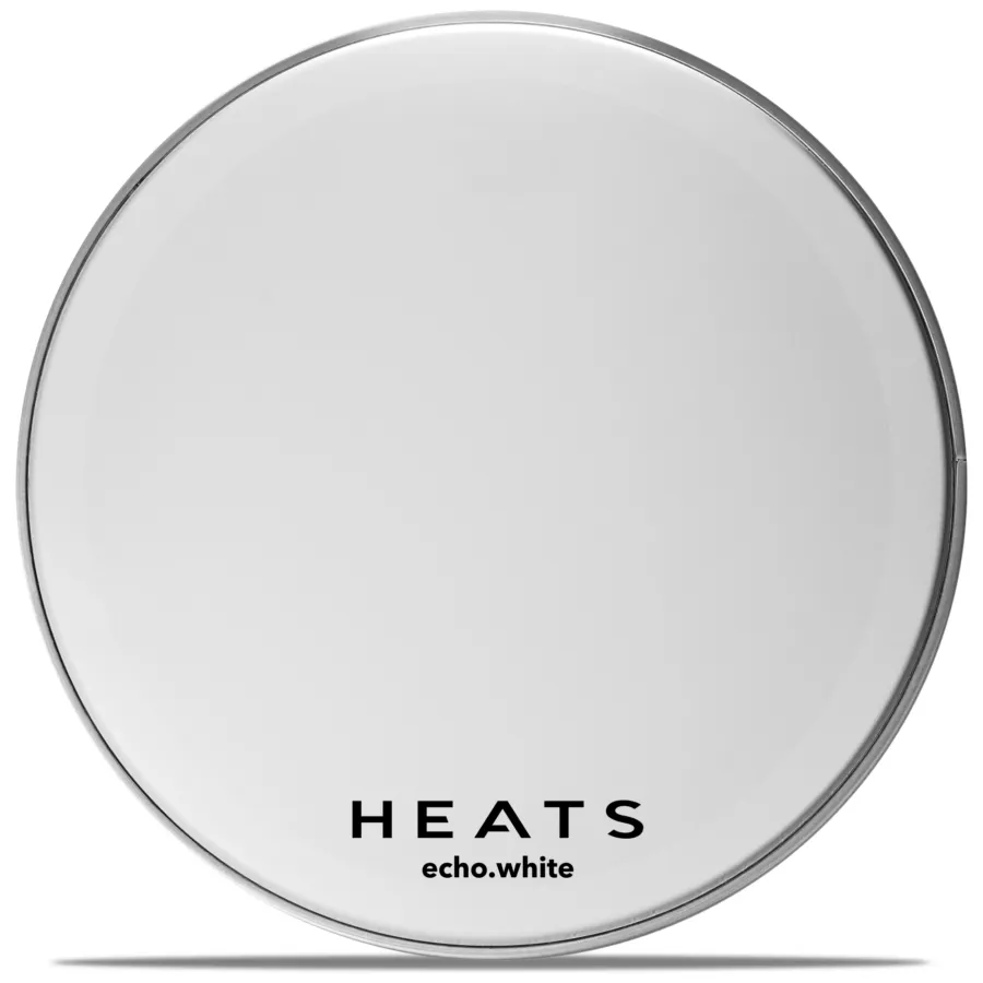 HEATS Echo White 16" Reso Bass Coated