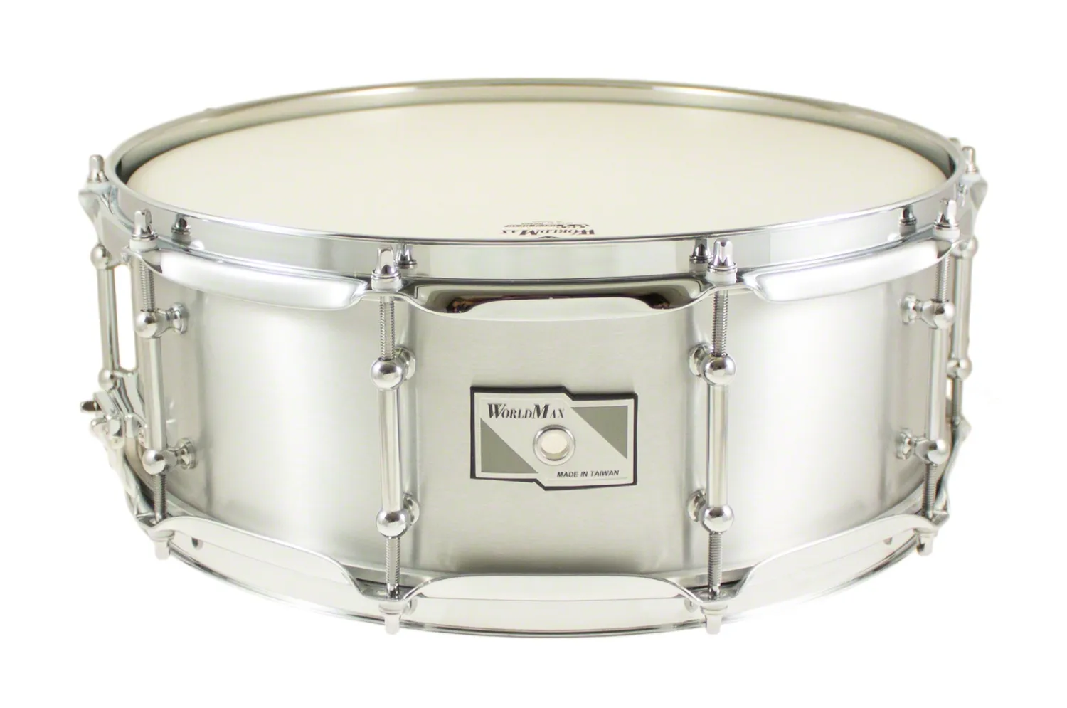 WORLDMAX Metal Caisse Claire 14"x 05" Aluminium