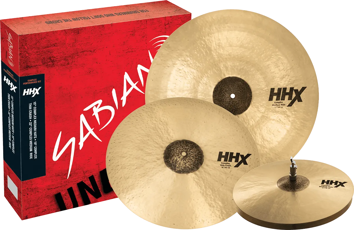 SABIAN HHX Complex Performance Pack 3pcs