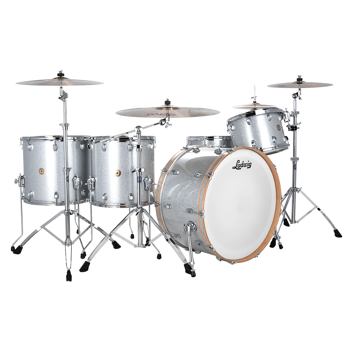 LUDWIG Continental Series Batterie 26"/5pcs Silver Sparkle