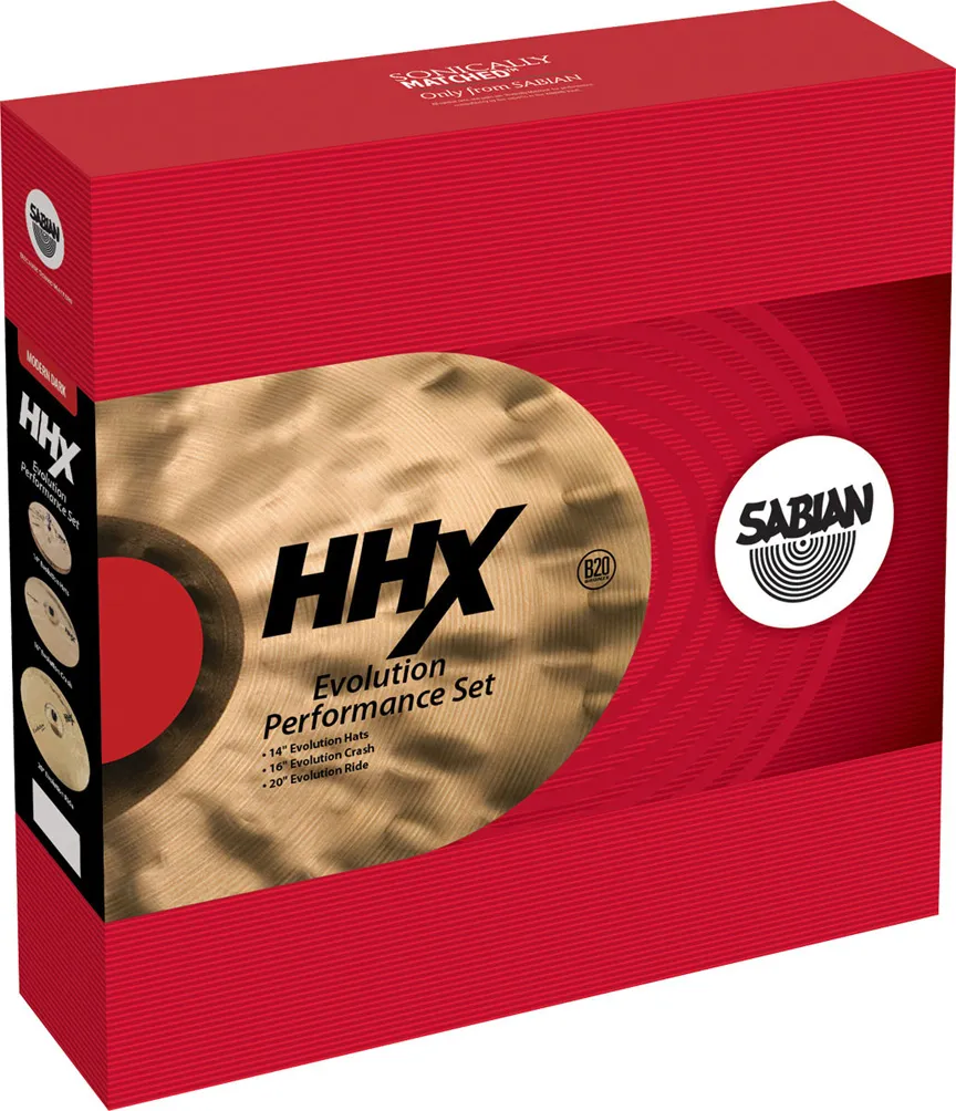 SABIAN HHX Evolution Pack 4pcs