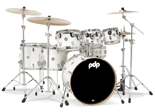 PDP Concept Maple Batterie 22"/7pcs Pearlescent White Lacquer
