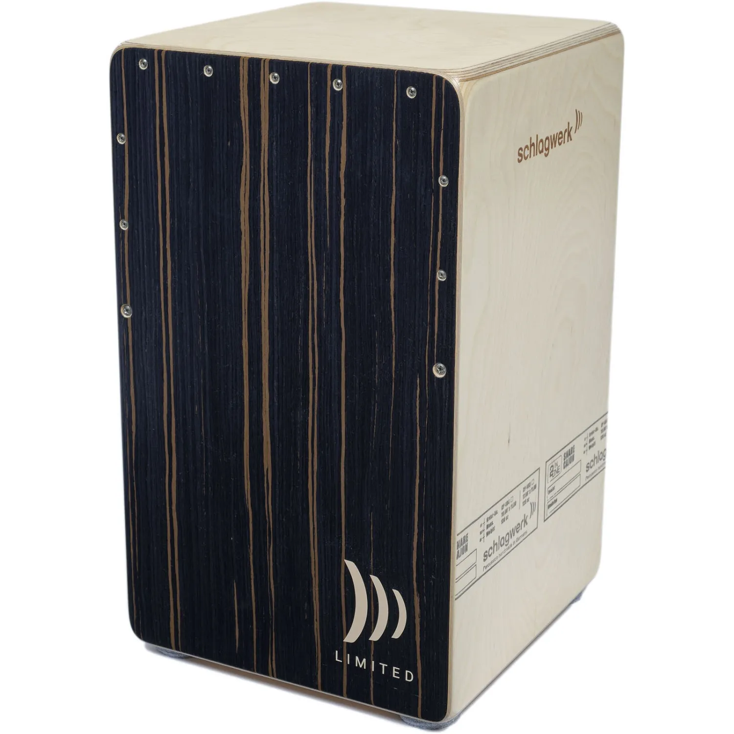 SCHLAGWERK CPS2ONE-5 Cajon 2 In one Ebony Lines Ltd
