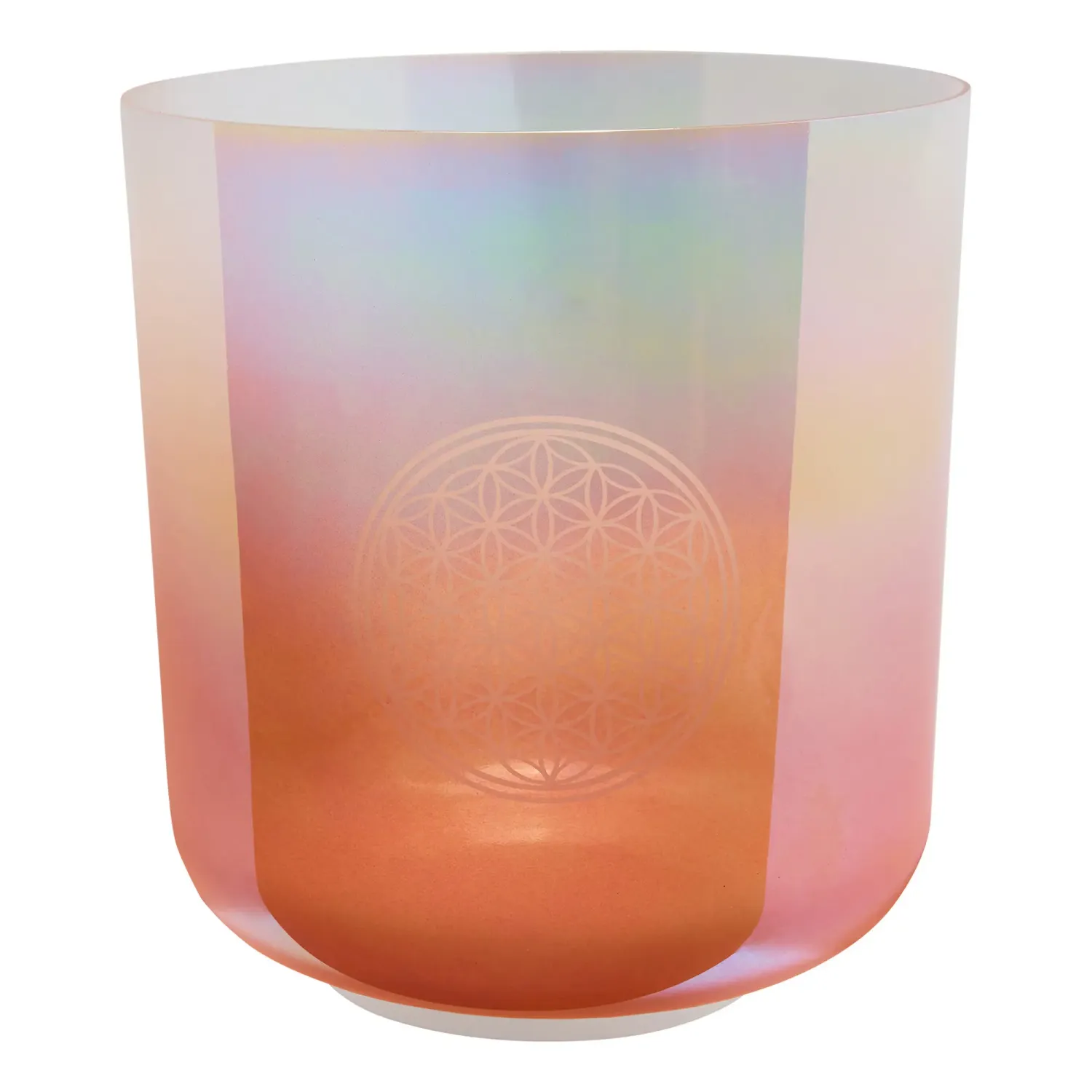 MEINL SONIC ENERGY ECSB128FOL Bol Chantant Crystal Essence 9" Flower of Life C3 Light Rose Gold 128Hz