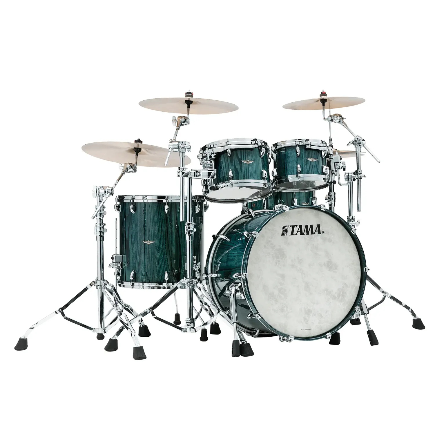 TAMA STAR Walnut Batterie 22"/4pcs Light Indigo Japanese Chestnut