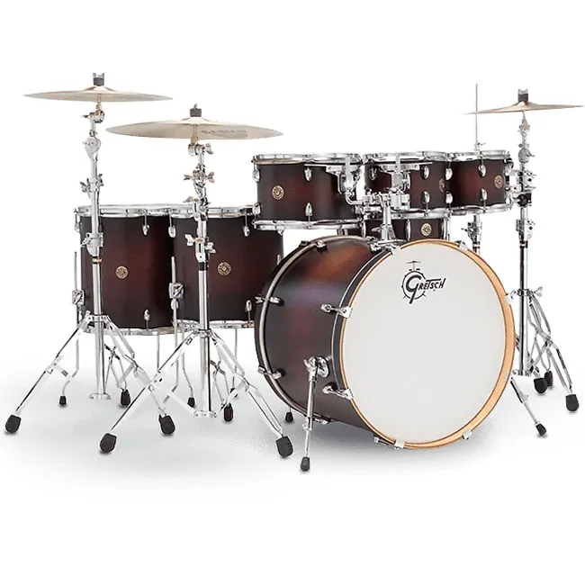 GRETSCH Catalina Maple Batterie 22"/7pcs Satin Deep Cherry