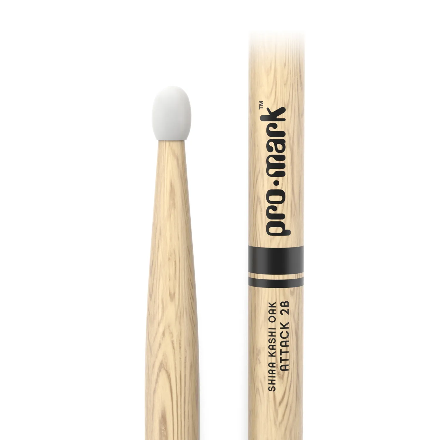PROMARK Baguettes 2B Classic Attack Shira Kashi Oak Nylon 
