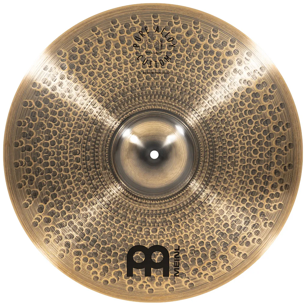 MEINL Pure Alloy Custom 19" Medium Thin Crash