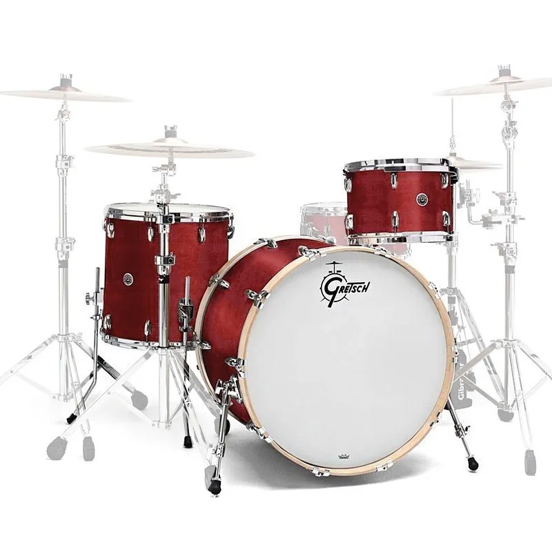 GRETSCH USA Brooklyn Batterie 22"/3pcs Satin Cherry Red