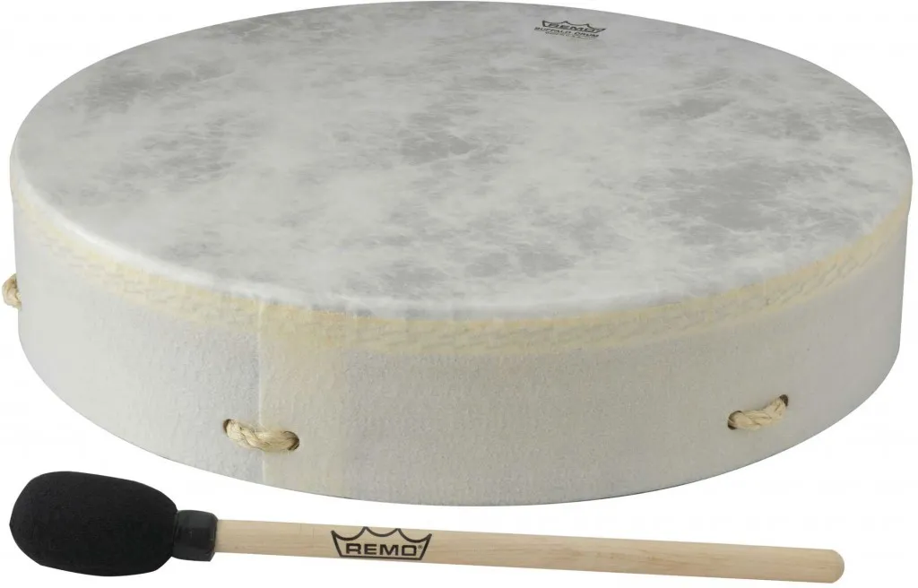 Buffalo Drum Remo 16 X 3.5" Fiberskyn + Batte