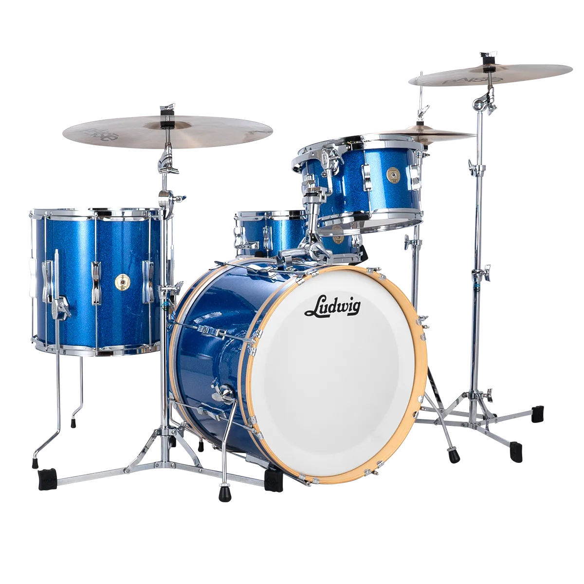 LUDWIG Continental Club Series Batterie 22"/4pcs Blue Sparkle