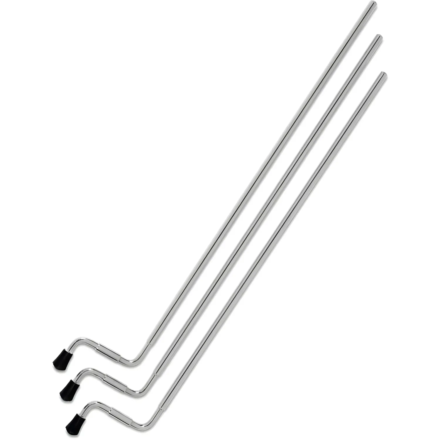 DW Pied Tom Basse Aluminium 27" Chrome (x3)
