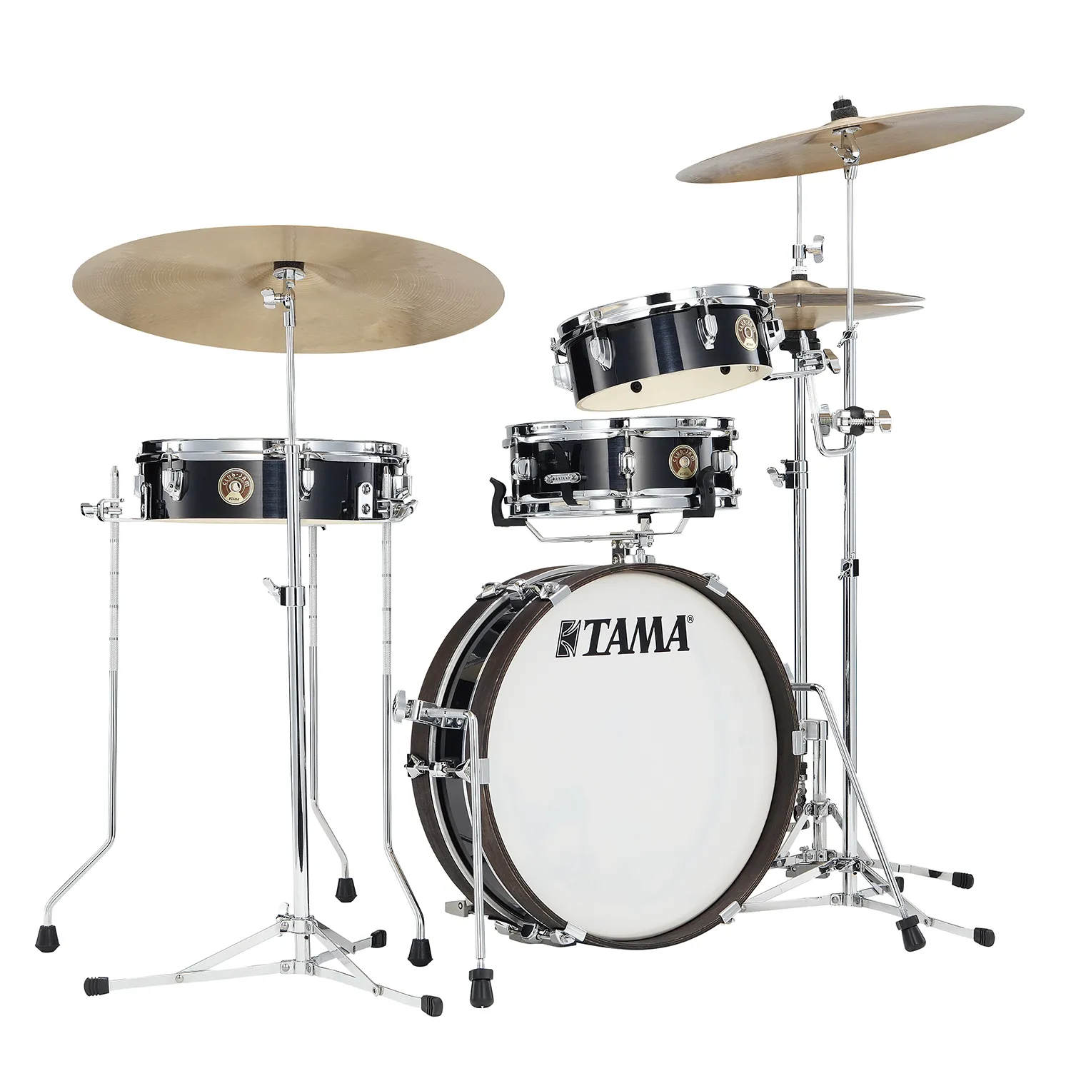 TAMA Club-JAM Pancake Kit Batterie 18"/4pcs Hairline Black