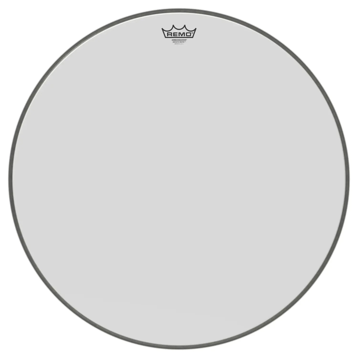 REMO Ambassador 28" Bass Smooth White
