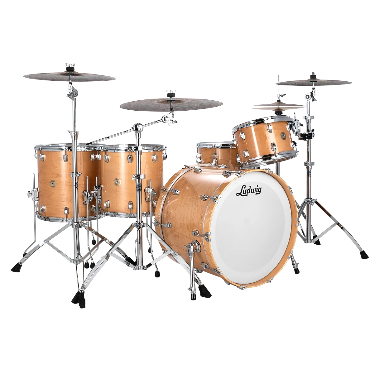LUDWIG Continental Series Batterie 26"/5pcs Natural Maple