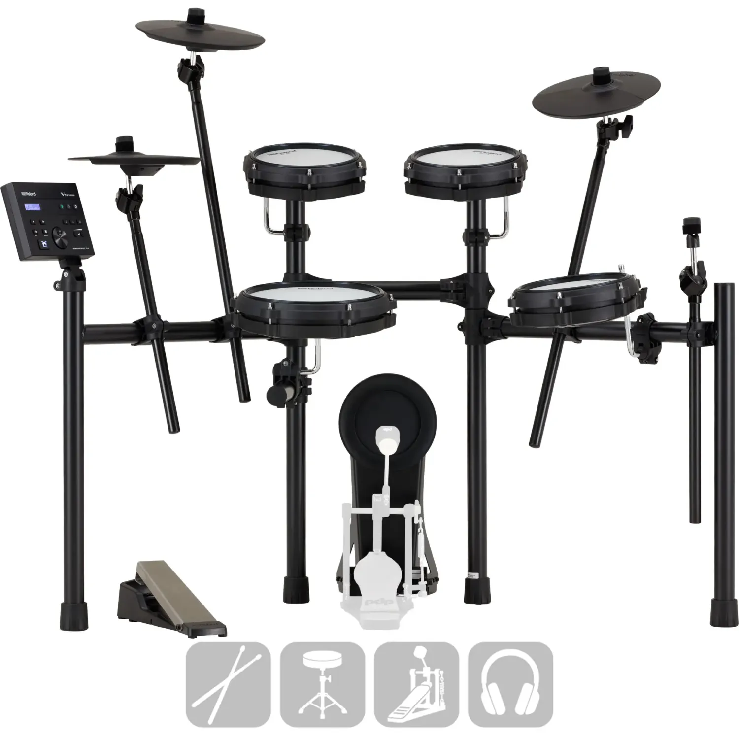 ROLAND TD-07DMK2 Batterie V-Drums Full Pack