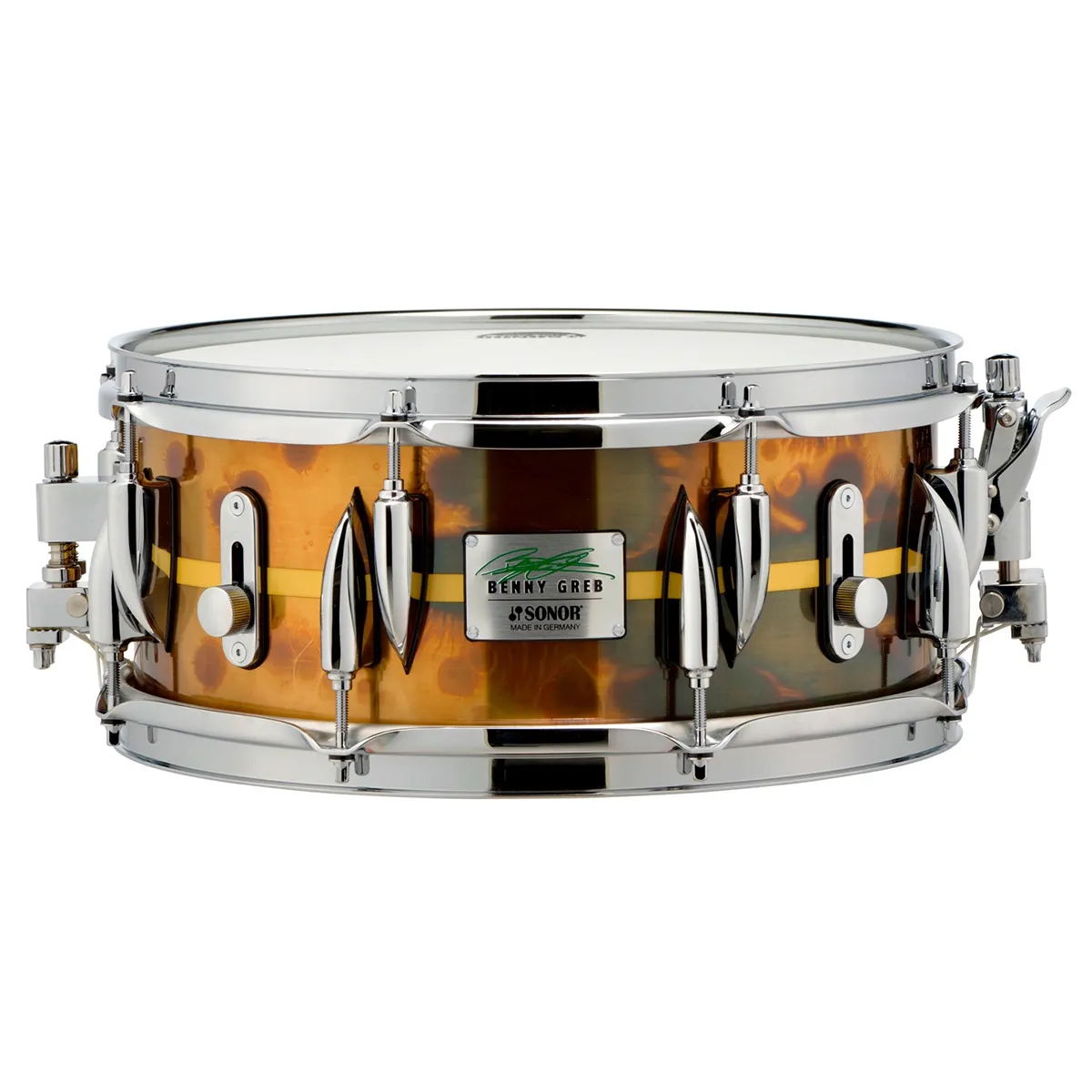 SONOR Signature Benny Greb Caisse Claire 13"x 5.75" 2.0 Laiton