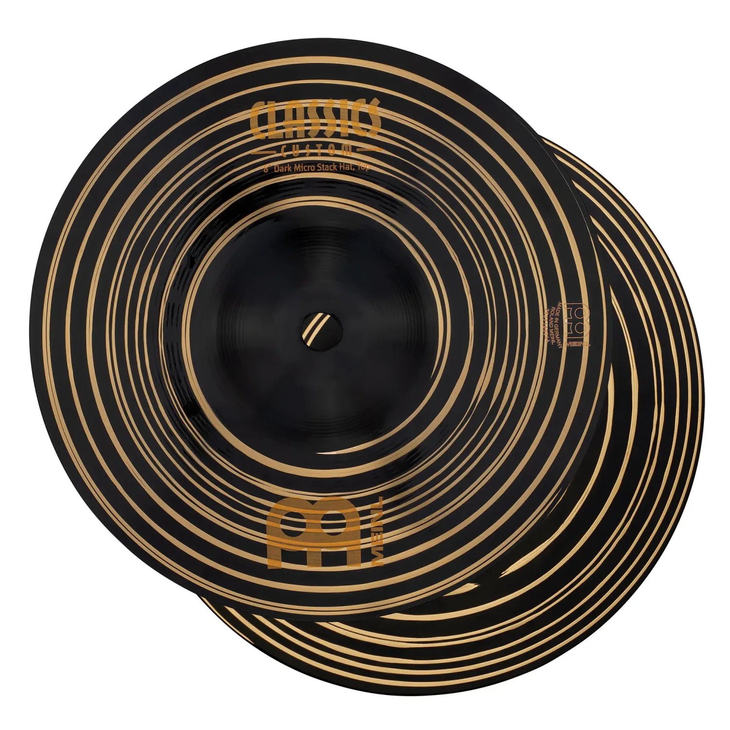 MEINL Classics Custom Dark 8" Micro Stack Hi-Hat     