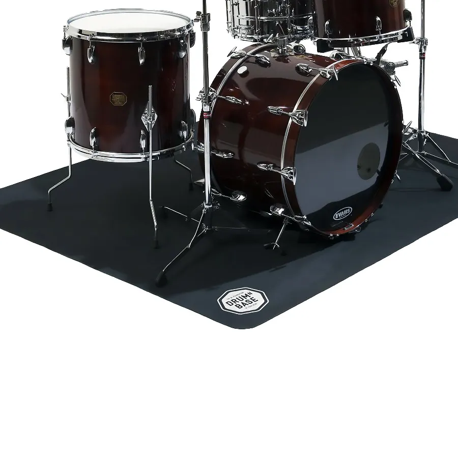Tapis Drum N Base 185 X 140Cm - Caoutchouc - Black