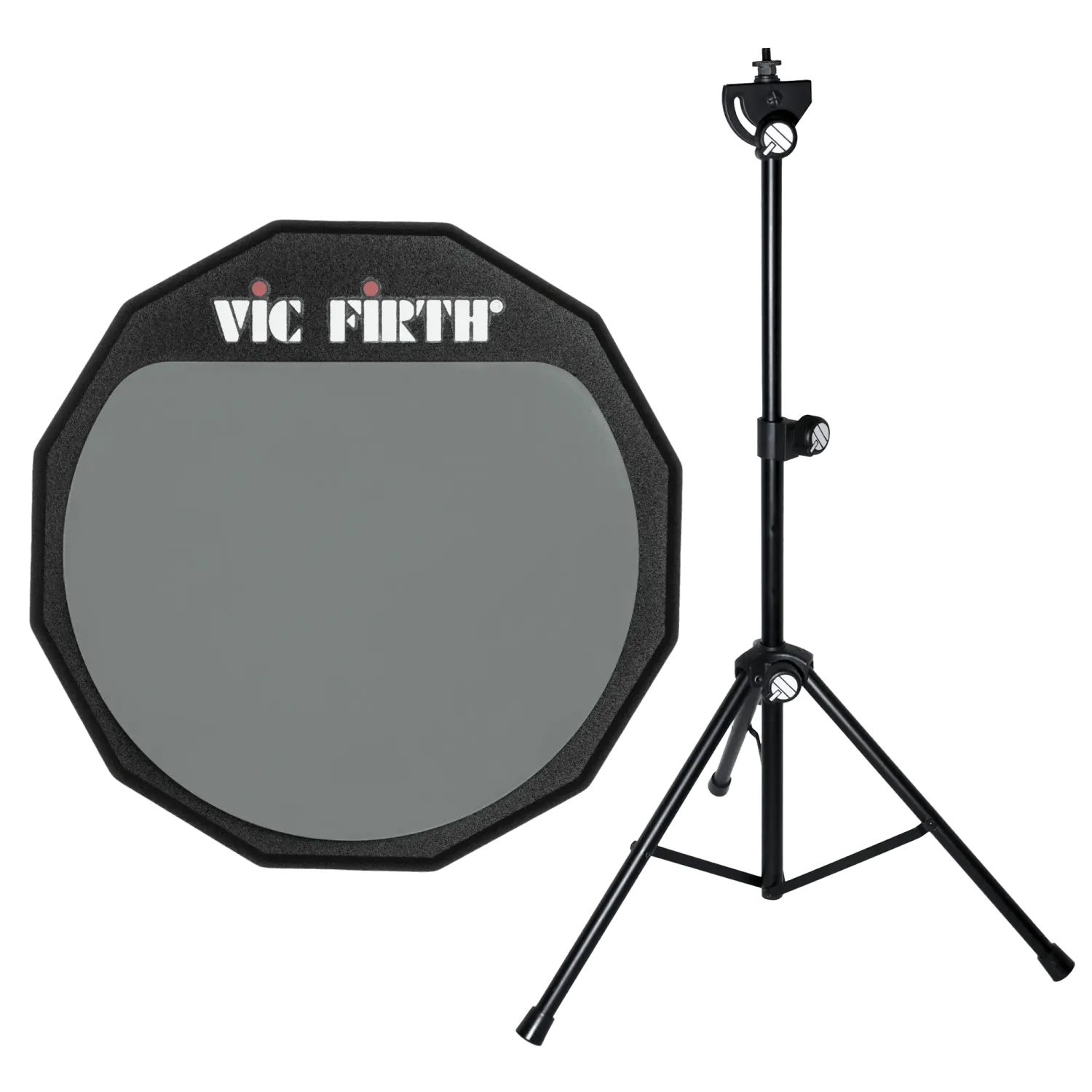 VIC FIRTH Pack Pad d'Entrainement 6" avec Pied de Pad 