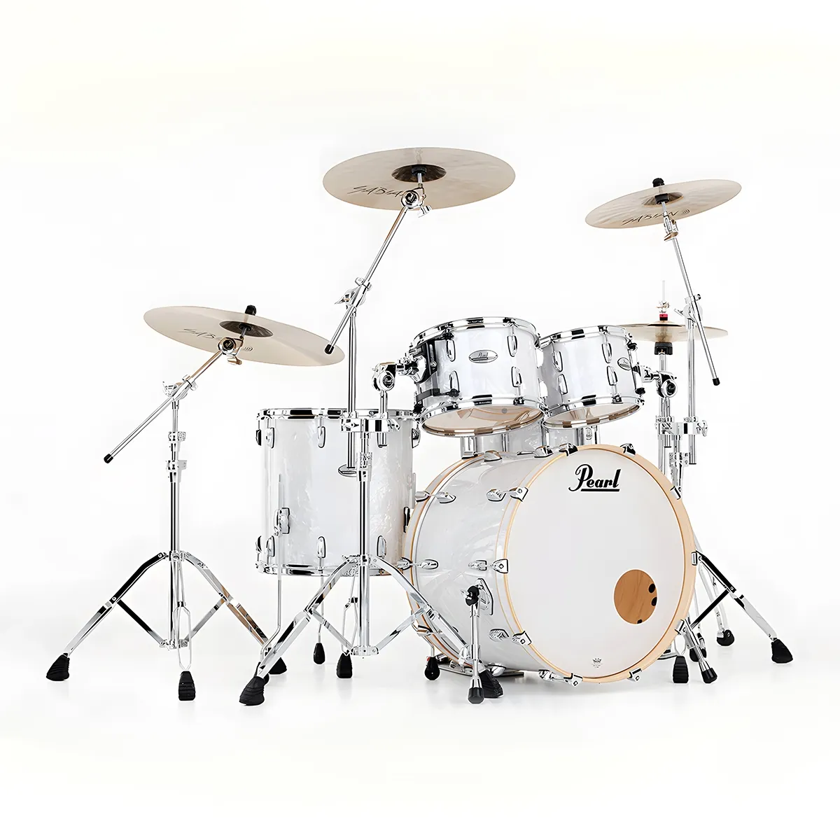 PEARL Professional Series Rock Batterie 22"/4pcs White Marine Pearl