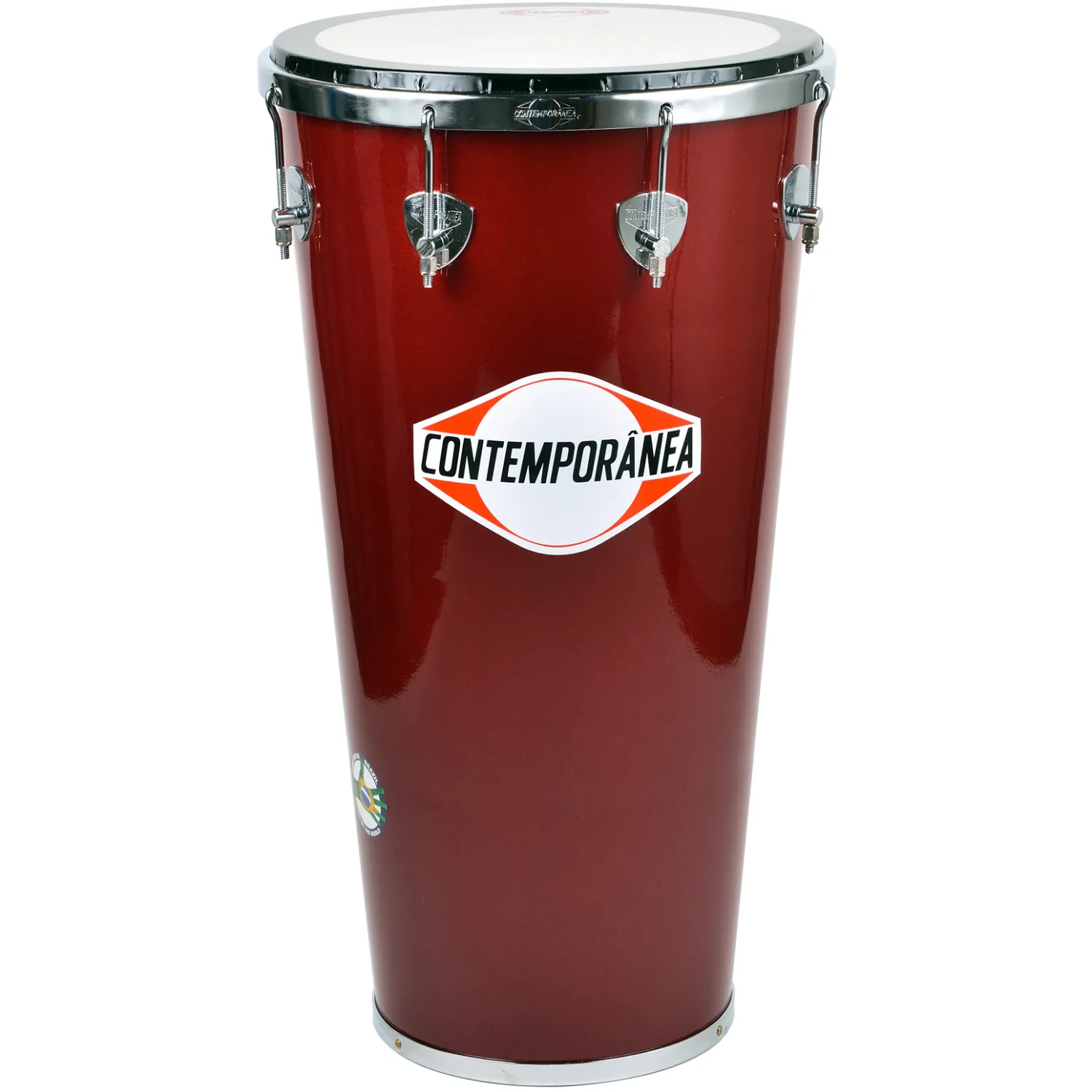 Timbal Contemporanea 14" X 70Cm Bois Pro - 8 Tirants - Red