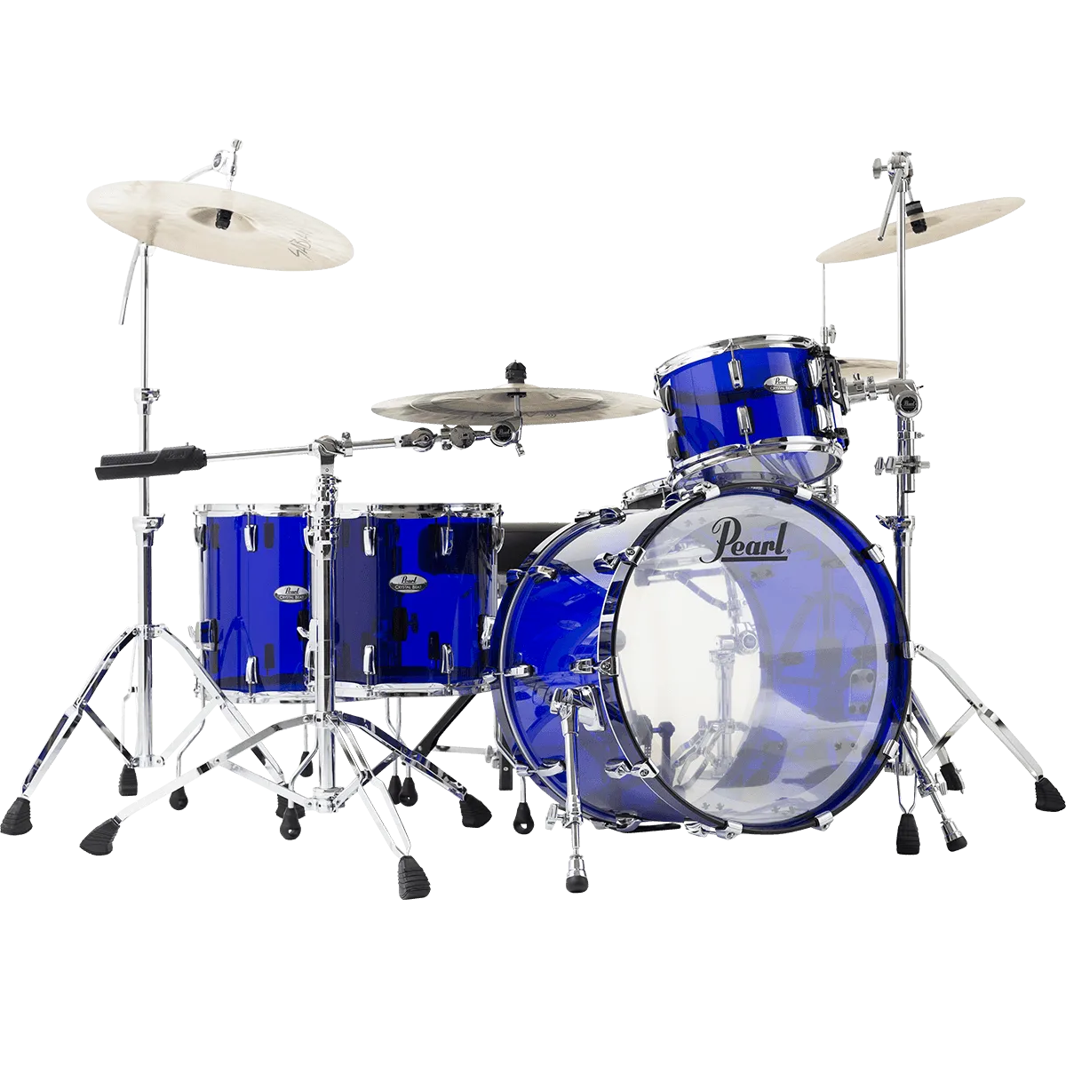 PEARL Crystal Beat FBatterie 22"/4pcs Blue Sapphire