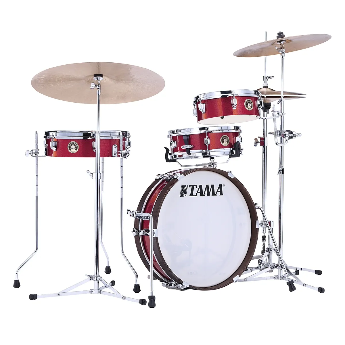 TAMA Club-JAM Pancake Kit Batterie 18"/4pcs Burnt Red Mist