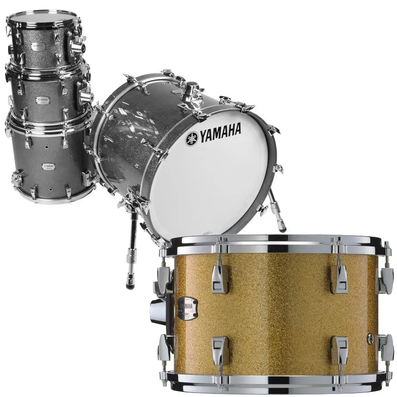 YAMAHA Absolute Hybrid Maple Batterie 18"/4Pcs Gold Champagne Sparkle