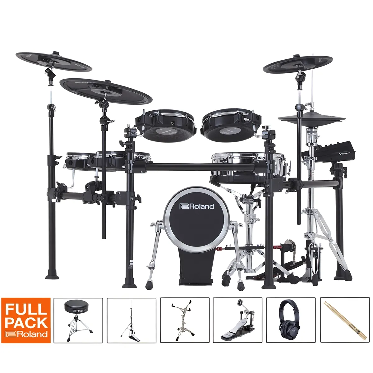 ROLAND TD713 Batterie V-Drums Full Pack 