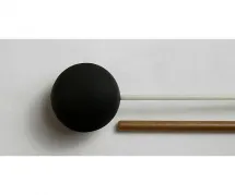 VIBRAWELL X0F Mailloche Xylophone Fibre Paire Caoutchouc Noir Ex-soft 25mm 