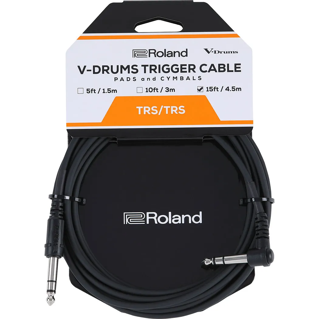 ROLAND PCS-15-TRA Cable Pour V-Drums Coude - 4.5M
