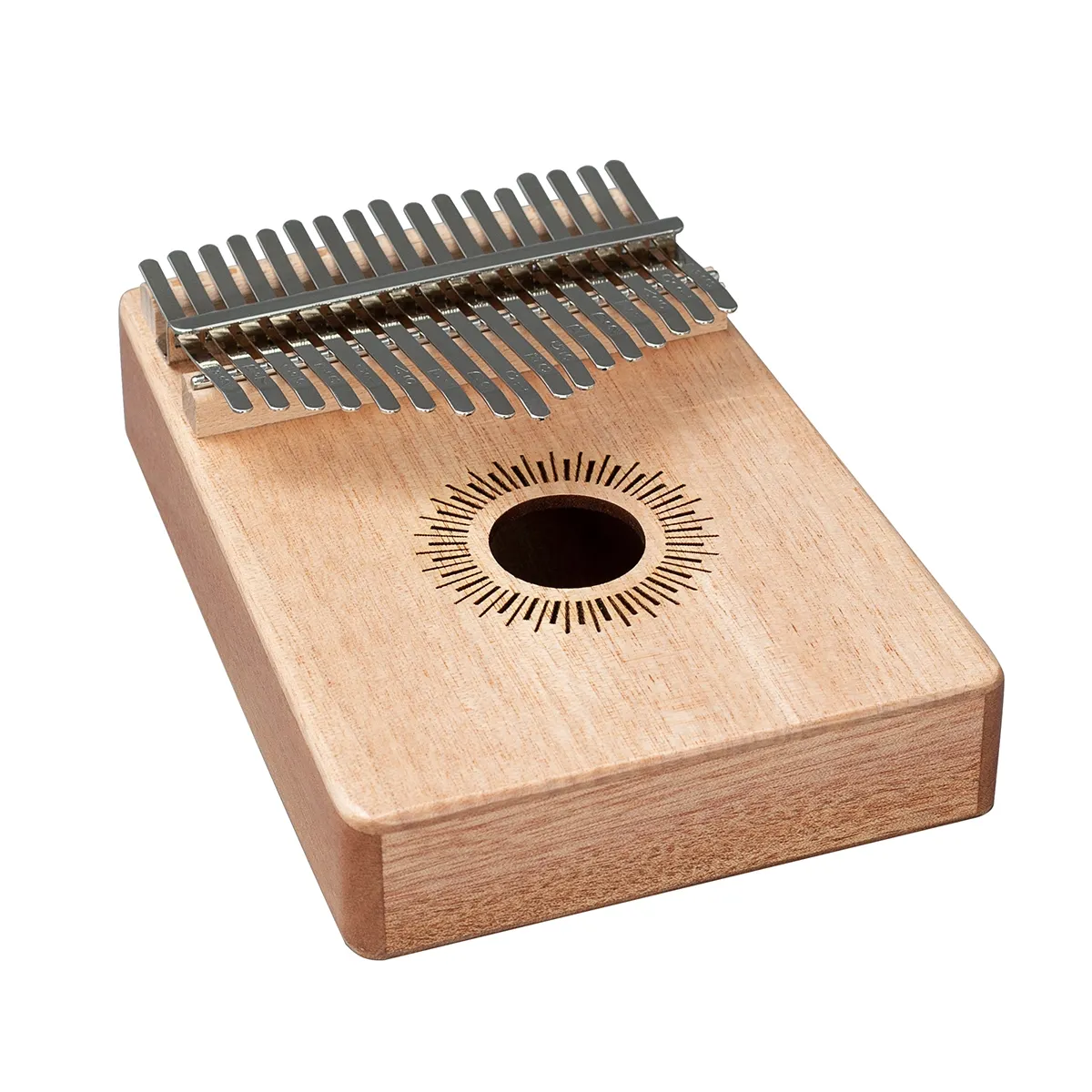 Kalimba Sela 17 Lames Hollow Mahogany - Natural