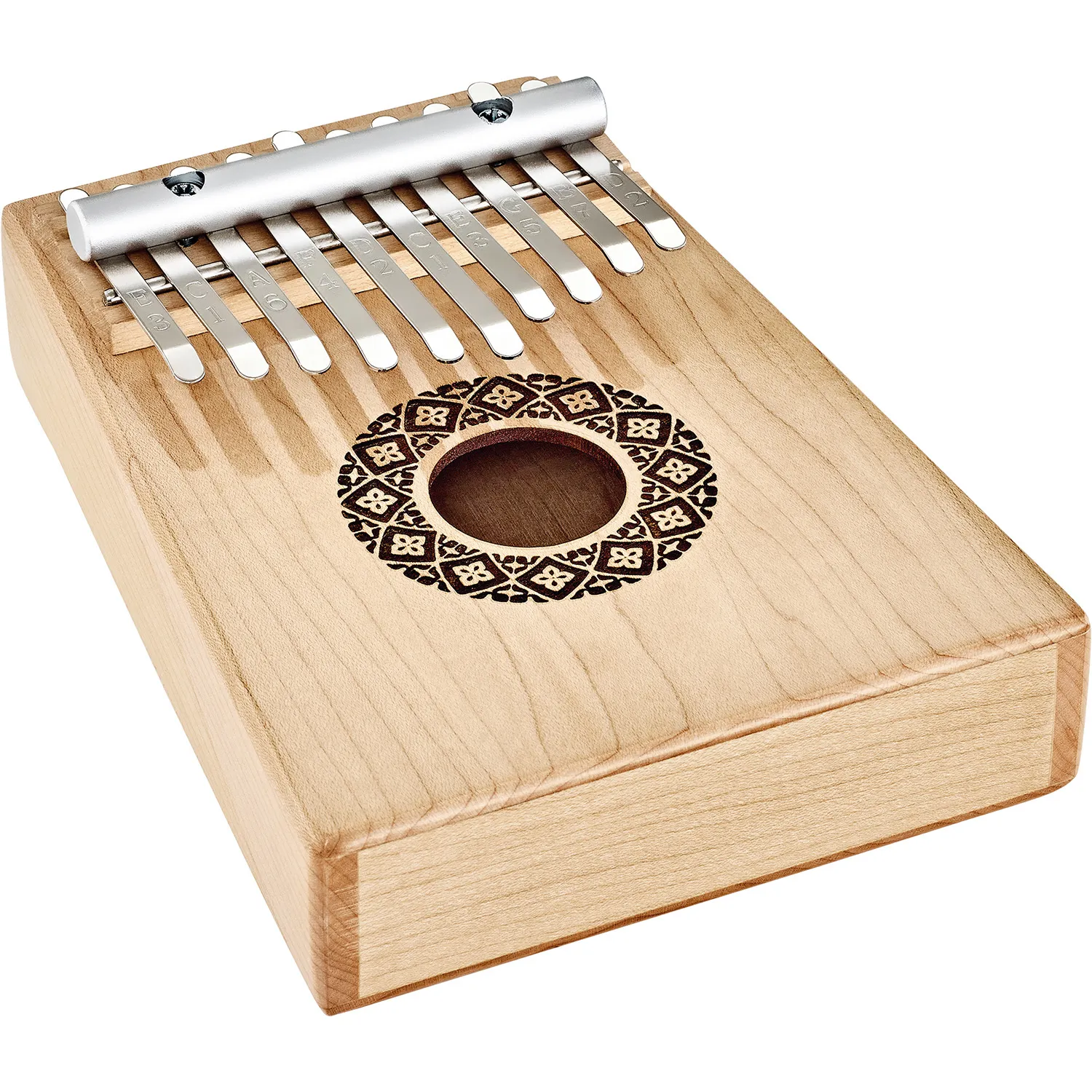 Kalimba Meinl Sonic Energy 10 Lames Maple - Soundhole - Do Maj