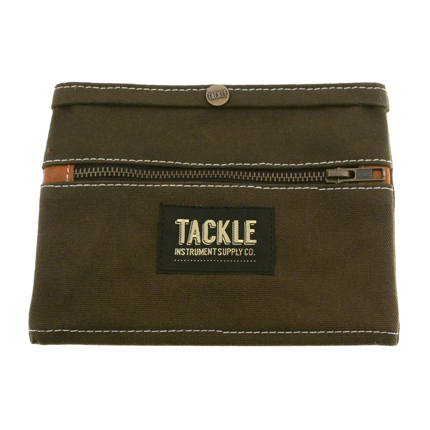 Pochette Tackle Instrument Rangement - En Toile Ciree - Green
