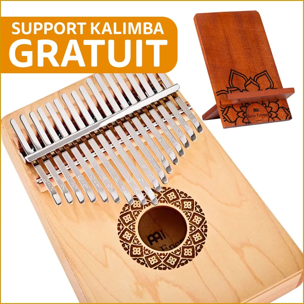 Kalimba Meinl Sonic Energy 17 Lames Maple - Soundhole - Do Majeur