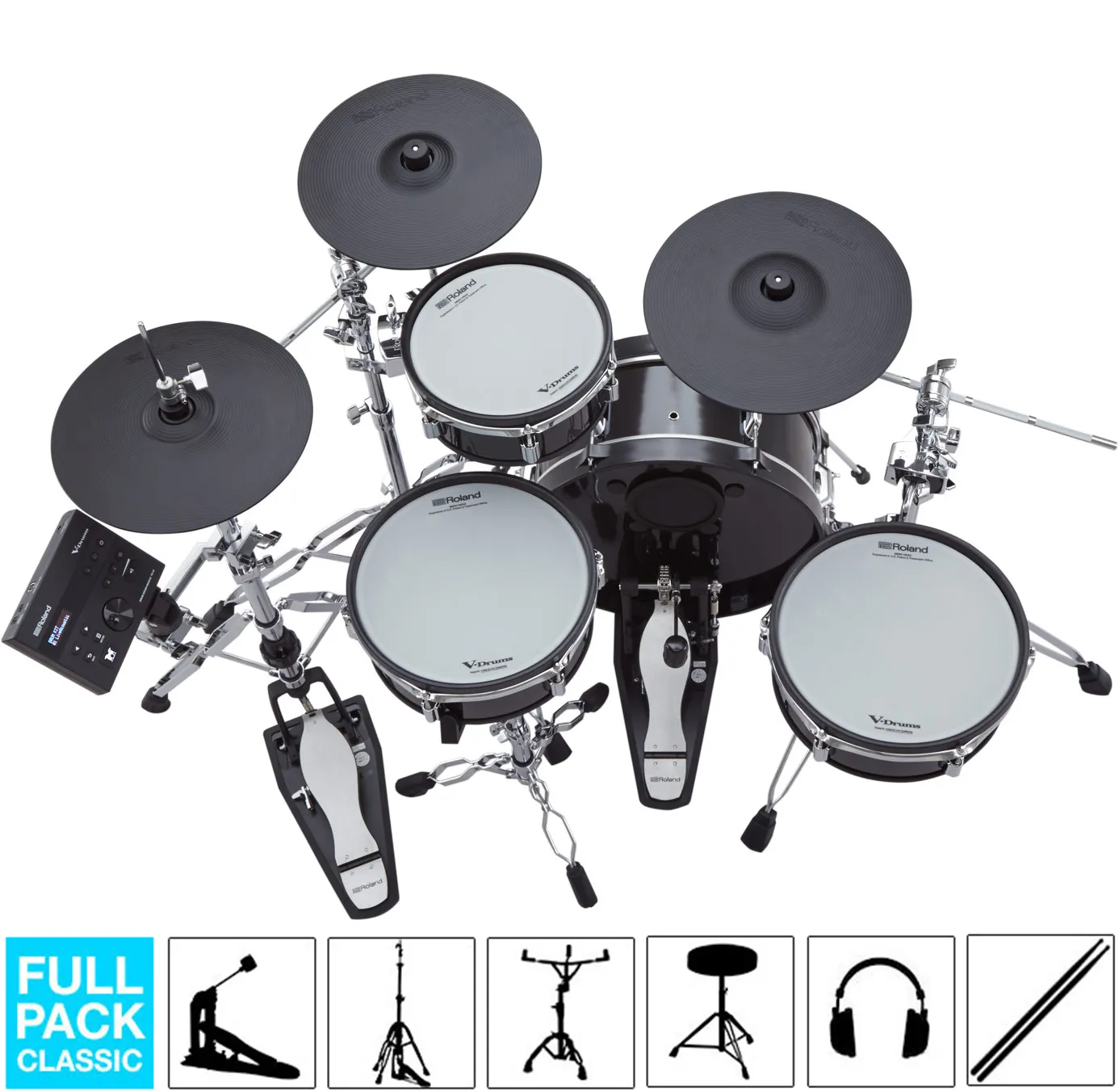 ROLAND VAD103 V-Drum Acoustic Full Pack