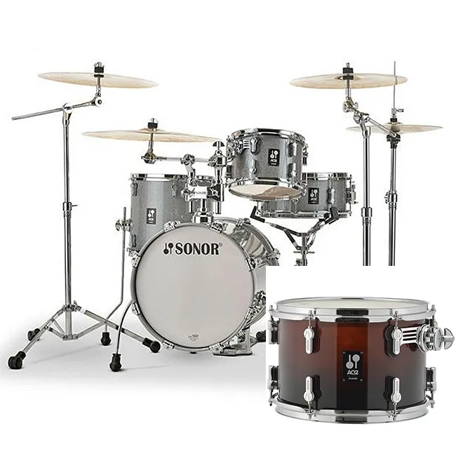 SONOR AQ2 Safari Batterie 16"/4pcs Brown Fade