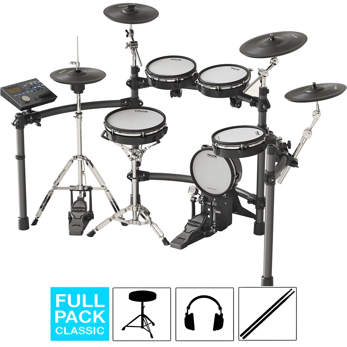 NUX DM-8 Batterie Électronique Full Pack