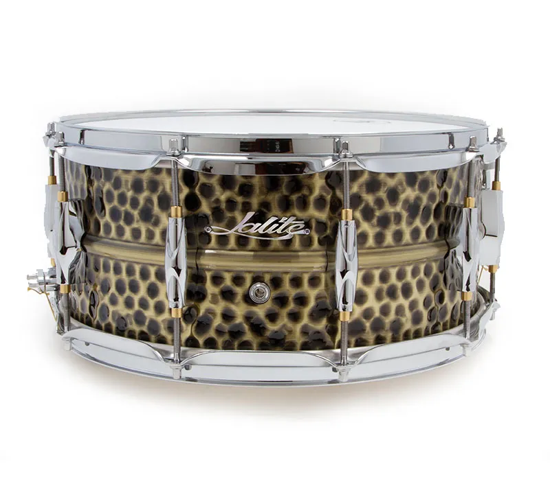 LALITE Caisse Claire 14"x 6,5" Hammered Brass Deluxe Vintage