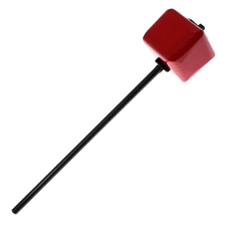 DANMAR 208A Batte Grosse Caisse Bois Carre J.R Robinson - Tige Noire - Longue