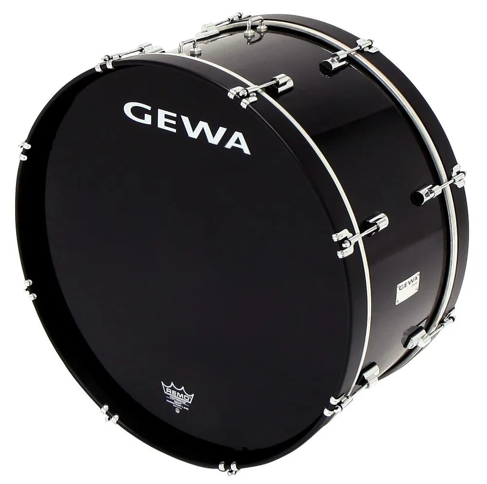 Grosse Caisse GEWA 22 X 10 Marching - Poplar - Black