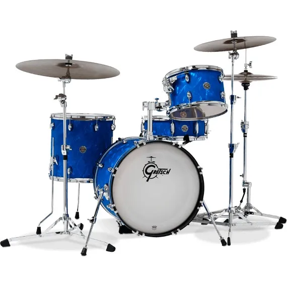 GRETSCH Catalina Club Batterie 18"/4pcs Blue Satin Flame