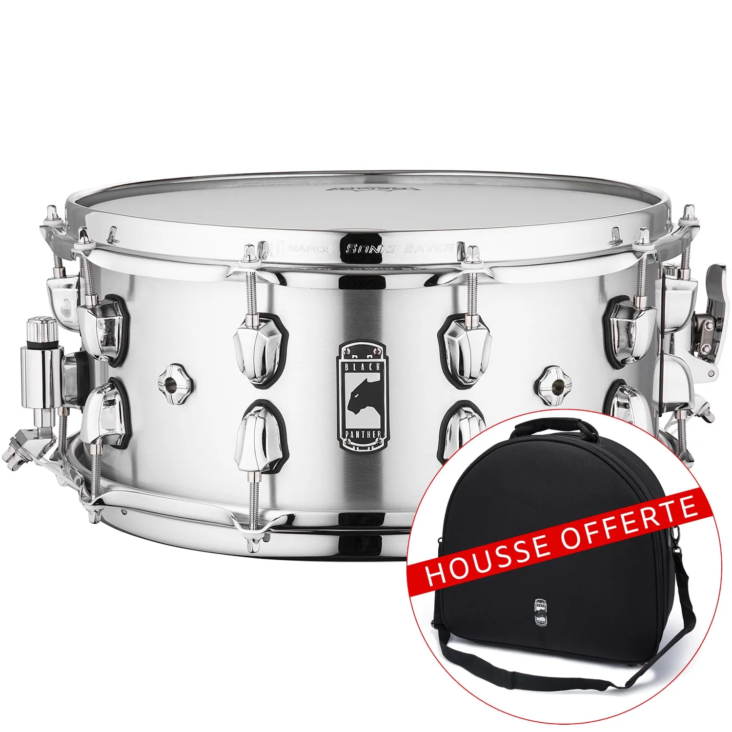 MAPEX Black Panther Caisse Claire 14"x 6,5" Atomizer