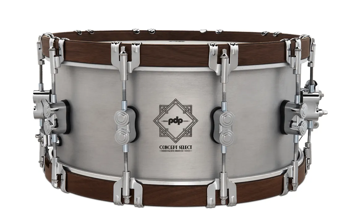 PDP Concept Series Caisse Claire 14"x 6.5" Aluminium Wood Hoop 3mm