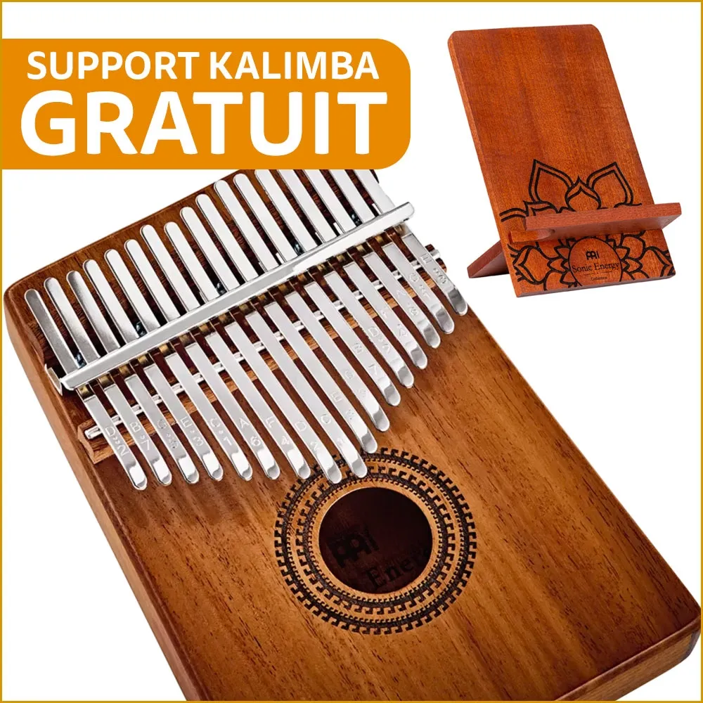 Kalimba Meinl Sonic Energy 17 Lames  Acacia - Soundhole - Do Majeur
