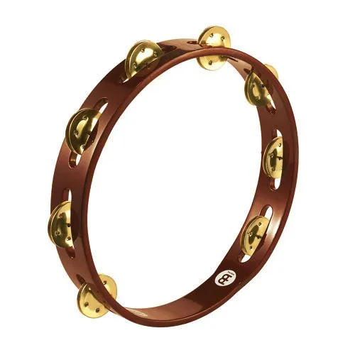 Tambourin Meinl 10" - 1 Rang - Laiton - African Brown