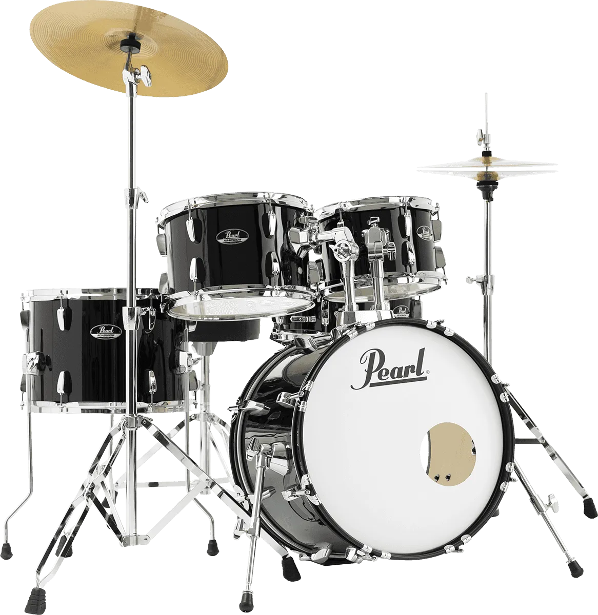 PEARL Roadshow Batterie 18"/5pcs Pack Sabian 2 Cymbales Jet Black
